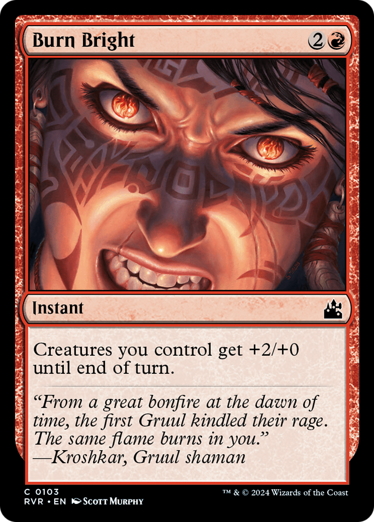 Burn Bright [Ravnica Remastered] | Rook's Games and More