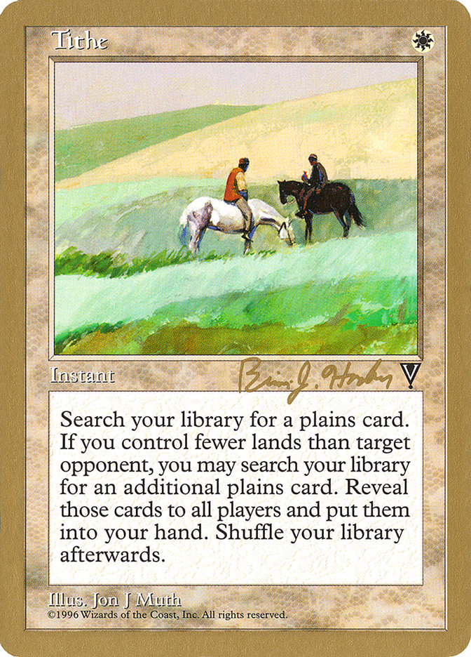 Tithe (Brian Hacker) [World Championship Decks 1998] | Rook's Games and More