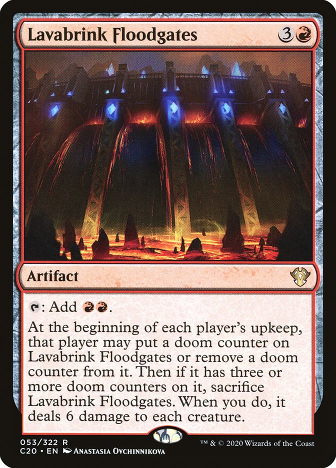 Lavabrink Floodgates [Commander 2020] | Rook's Games and More