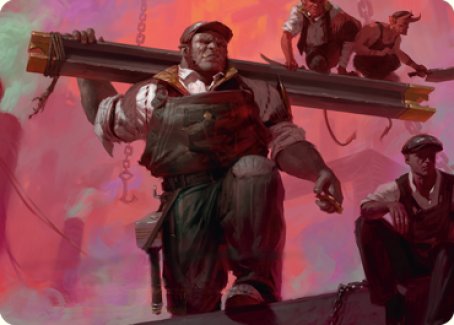 The Beamtown Bullies Art Card [Streets of New Capenna Art Series] | Rook's Games and More