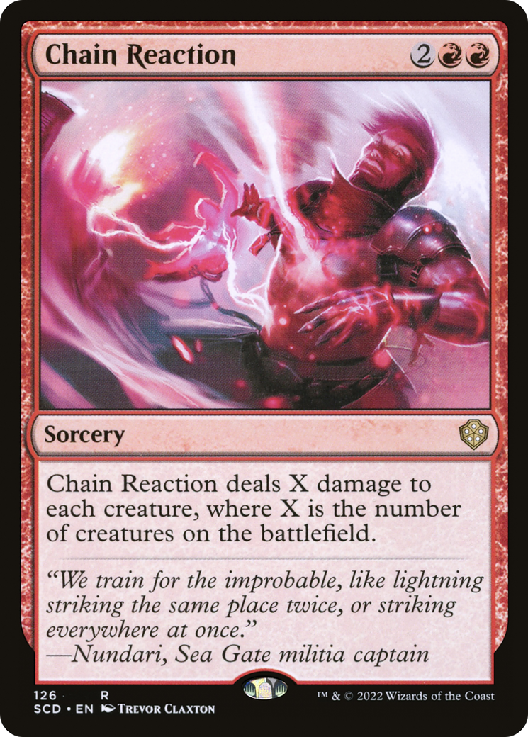 Chain Reaction [Starter Commander Decks] | Rook's Games and More