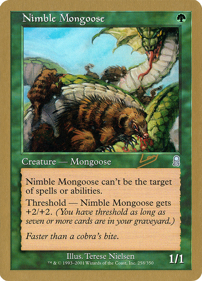 Nimble Mongoose (Raphael Levy) [World Championship Decks 2002] | Rook's Games and More