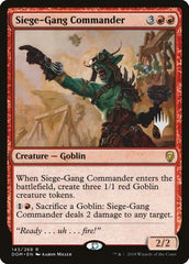 Siege-Gang Commander [Dominaria Promos]