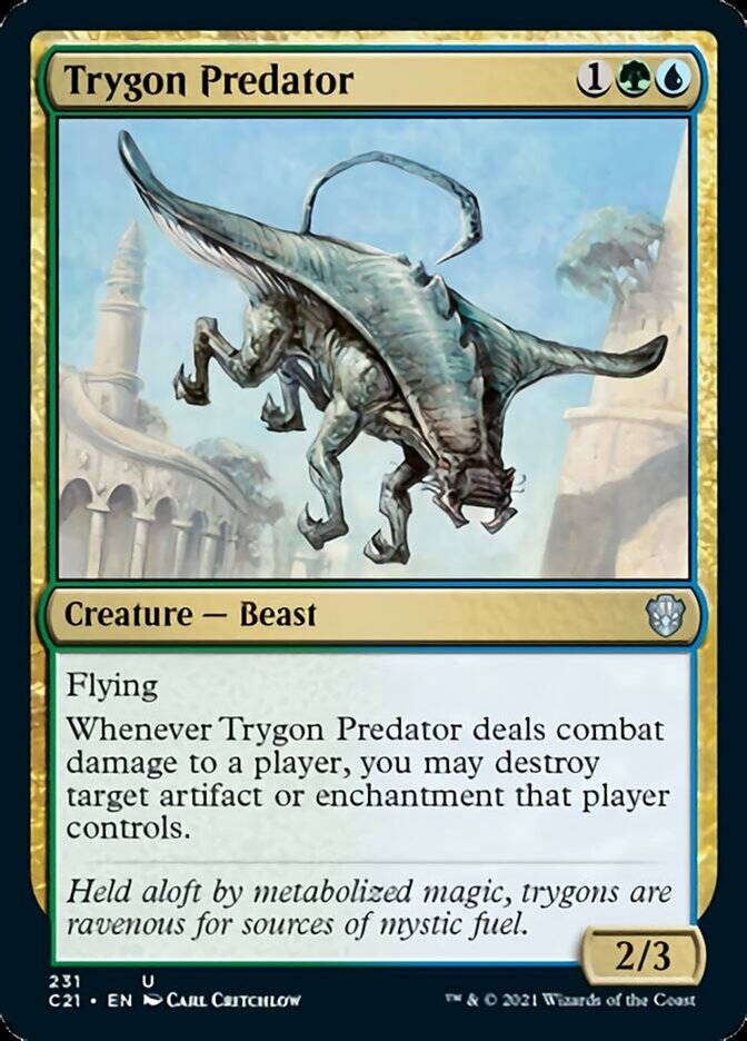 Trygon Predator [Commander 2021] | Rook's Games and More