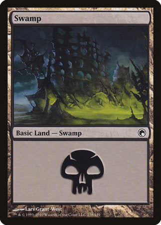 Swamp (238) [Scars of Mirrodin] | Rook's Games and More