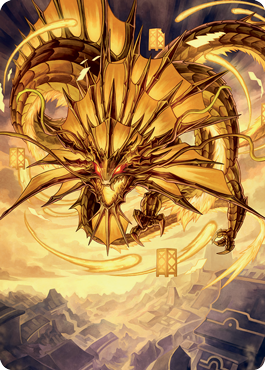 Ao, the Dawn Sky 2 Art Card [Kamigawa: Neon Dynasty Art Series] | Rook's Games and More