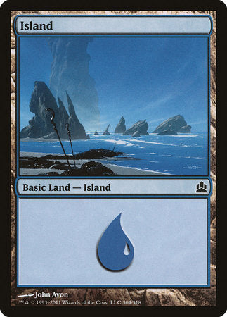 Island (304) [Commander 2011] | Rook's Games and More