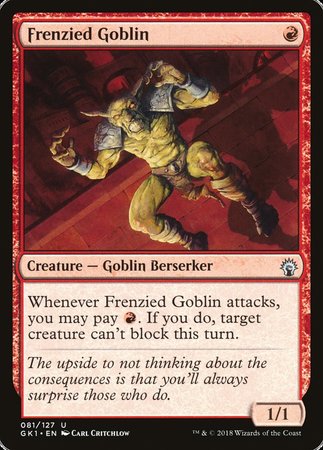 Frenzied Goblin [GRN Guild Kit] | Rook's Games and More
