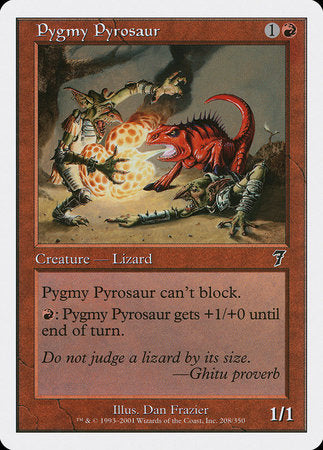 Pygmy Pyrosaur [Seventh Edition] | Rook's Games and More