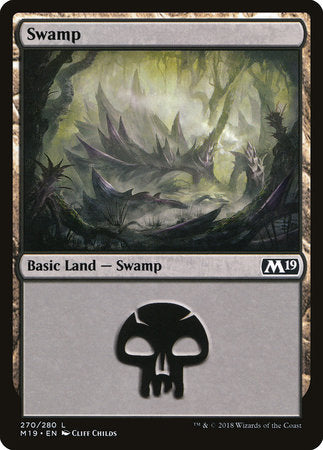 Swamp (270) [Core Set 2019] | Rook's Games and More