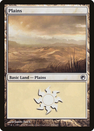 Plains (232) [Scars of Mirrodin] | Rook's Games and More