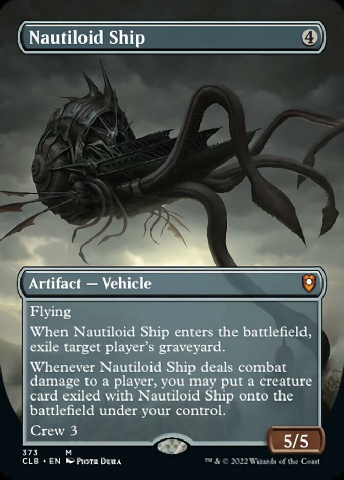 Nautiloid Ship (Borderless Alternate Art) [Commander Legends: Battle for Baldur's Gate] | Rook's Games and More