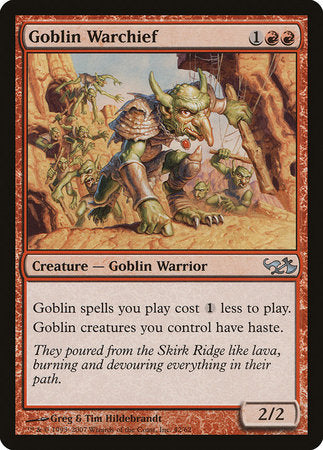 Goblin Warchief [Duel Decks: Elves vs. Goblins] | Rook's Games and More