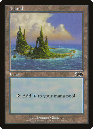 Island (338) [Urza's Saga] | Rook's Games and More