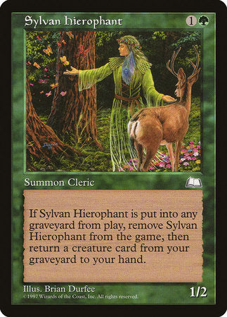 Sylvan Hierophant [Weatherlight] | Rook's Games and More