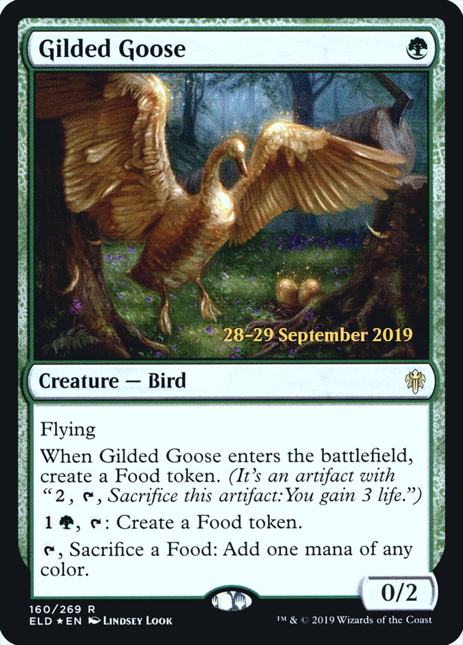 Gilded Goose  [Throne of Eldraine Prerelease Promos] | Rook's Games and More