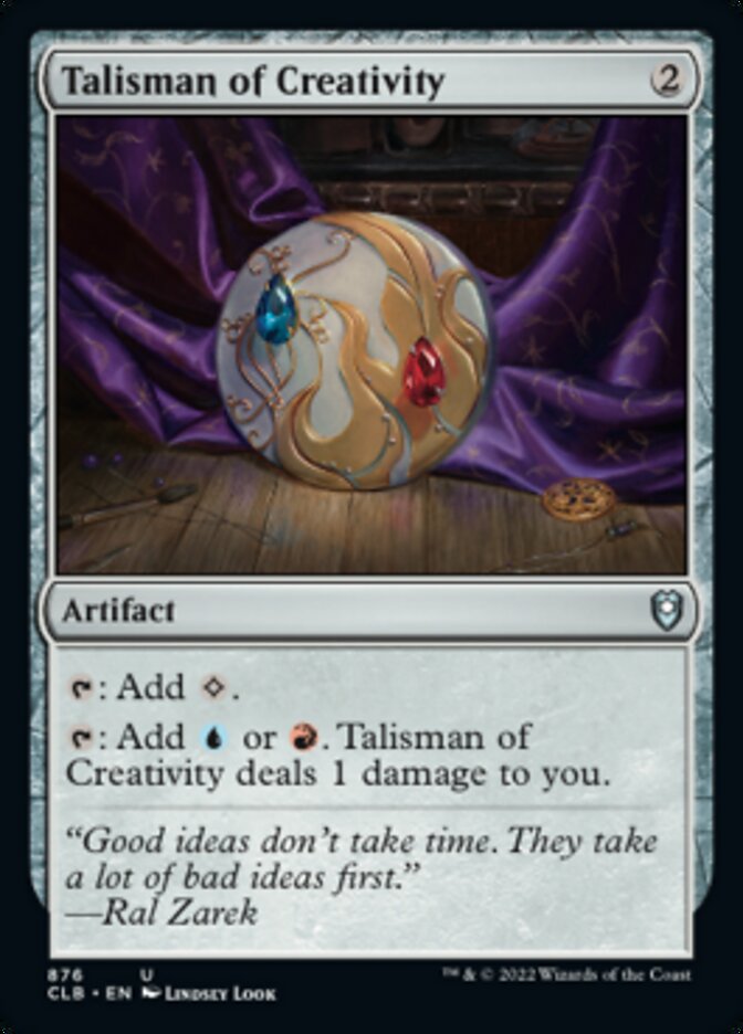 Talisman of Creativity [Commander Legends: Battle for Baldur's Gate] | Rook's Games and More