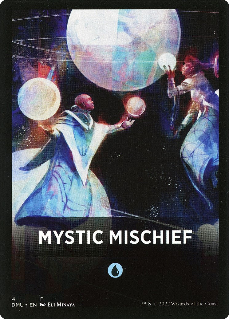 Mystic Mischief Theme Card [Dominaria United Tokens] | Rook's Games and More