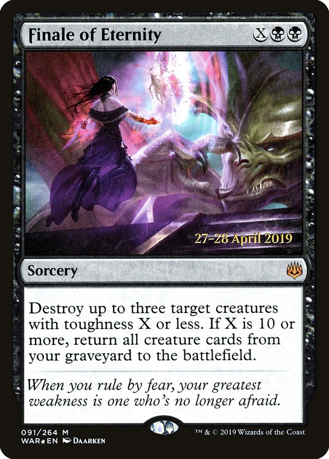 Finale of Eternity  [War of the Spark Prerelease Promos] | Rook's Games and More