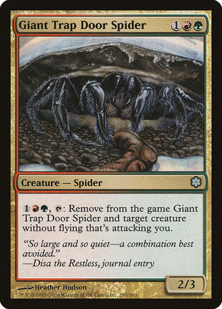 Giant Trap Door Spider [Coldsnap Theme Decks] | Rook's Games and More