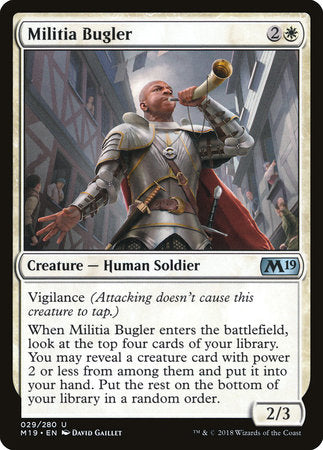 Militia Bugler [Core Set 2019] | Rook's Games and More