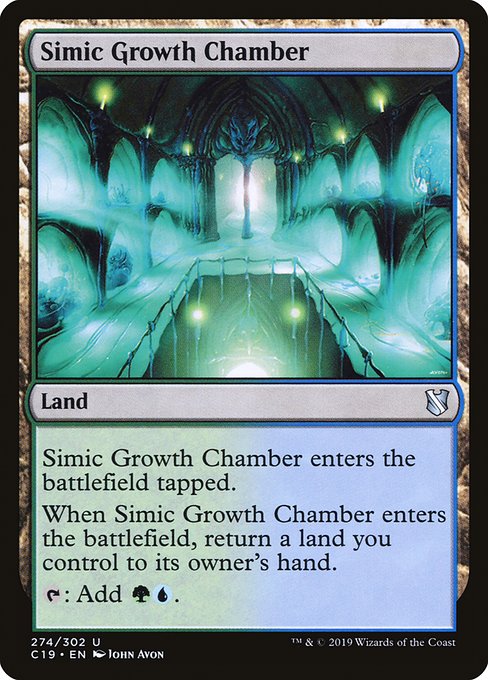 Simic Growth Chamber [Commander 2019] | Rook's Games and More