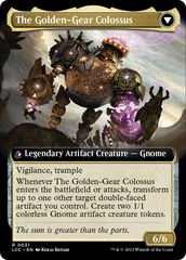 Tetzin, Gnome Champion // The Golden-Gear Colossus (Extended Art) [The Lost Caverns of Ixalan Commander] | Rook's Games and More