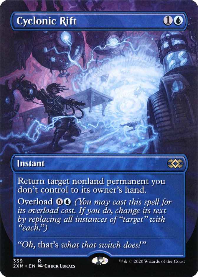 Cyclonic Rift (Borderless) [Double Masters] | Rook's Games and More