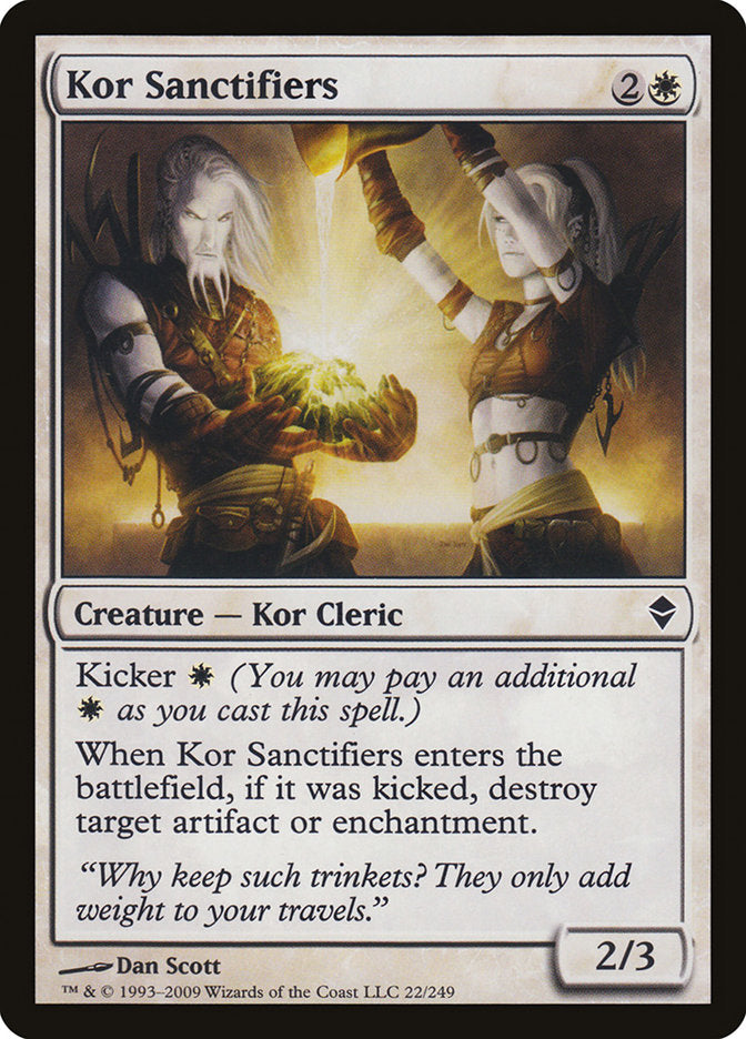 Kor Sanctifiers [Zendikar] | Rook's Games and More