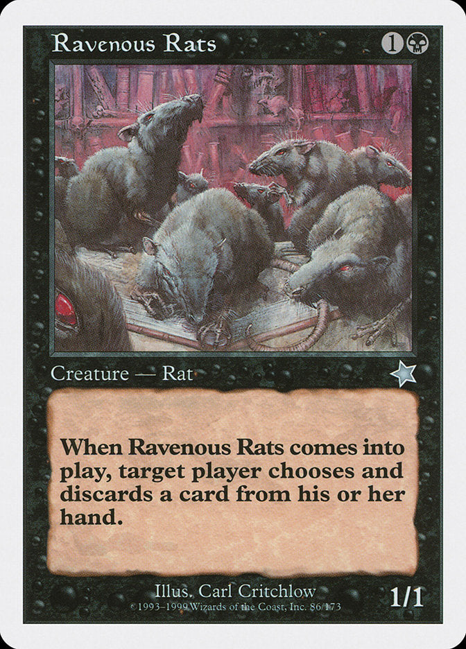 Ravenous Rats [Starter 1999] | Rook's Games and More
