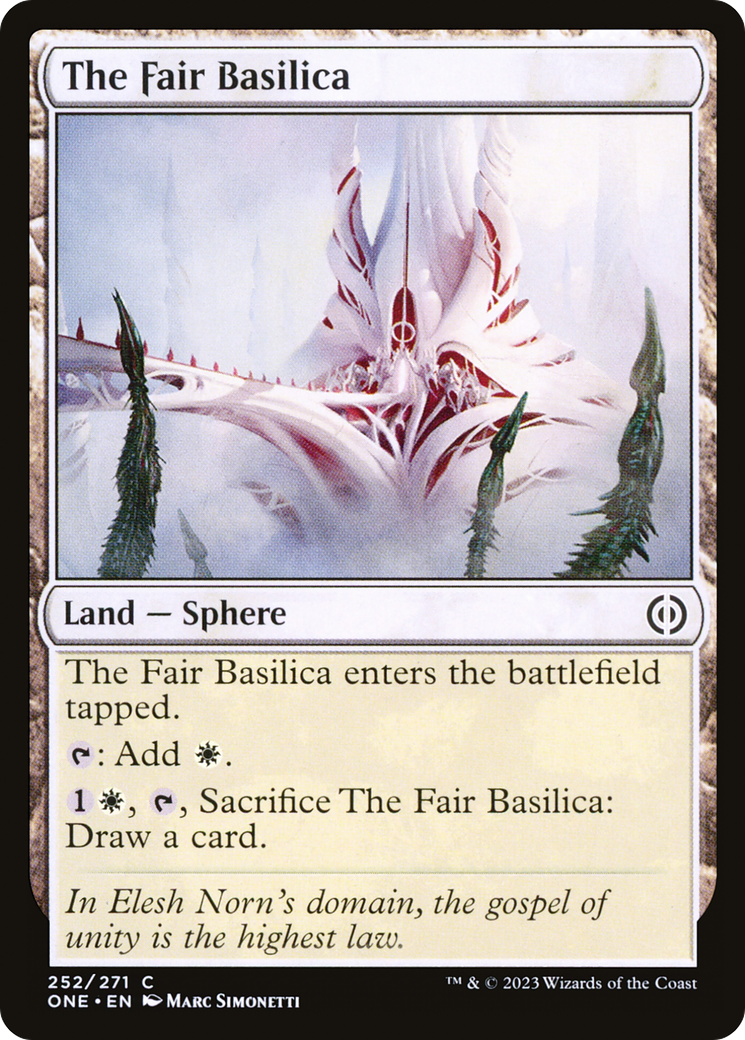 The Fair Basilica [Phyrexia: All Will Be One] | Rook's Games and More