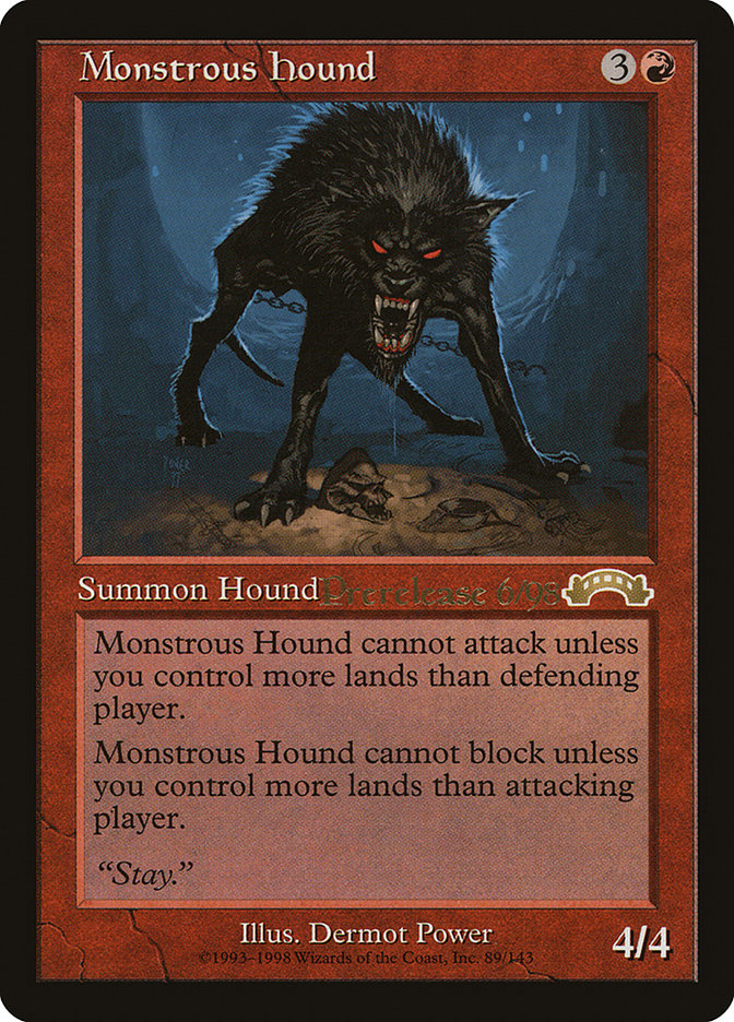 Monstrous Hound [Exodus Promos] | Rook's Games and More