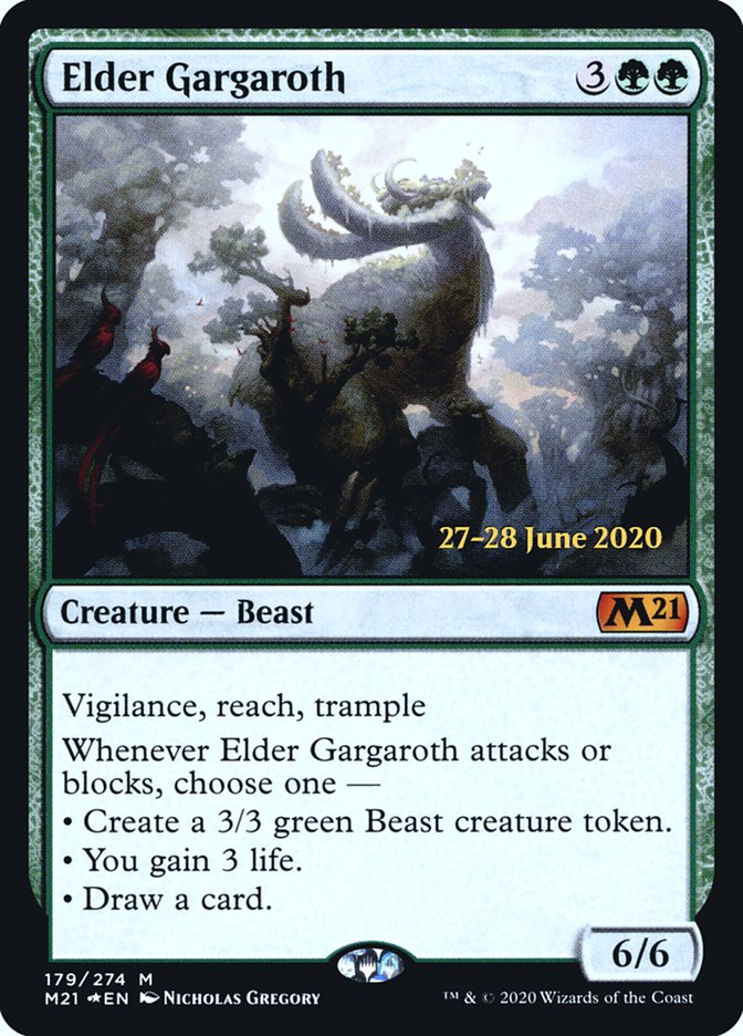 Elder Gargaroth  [Core Set 2021 Prerelease Promos] | Rook's Games and More