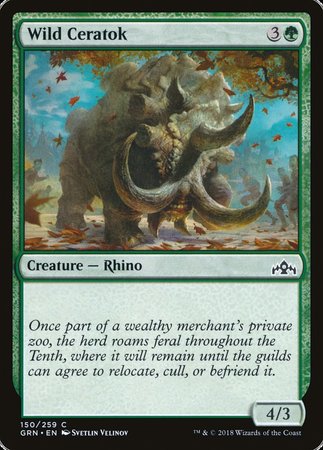 Wild Ceratok [Guilds of Ravnica] | Rook's Games and More