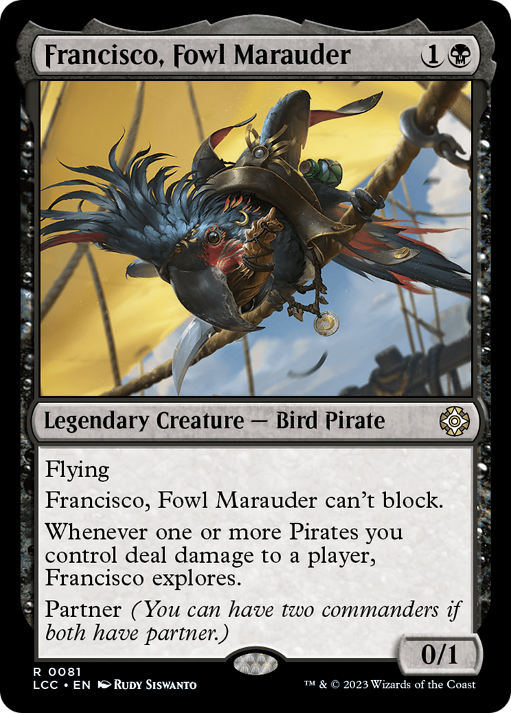Francisco, Fowl Marauder [The Lost Caverns of Ixalan Commander] | Rook's Games and More