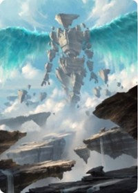 Celestial Colonnade Art Card [Zendikar Rising Art Series] | Rook's Games and More