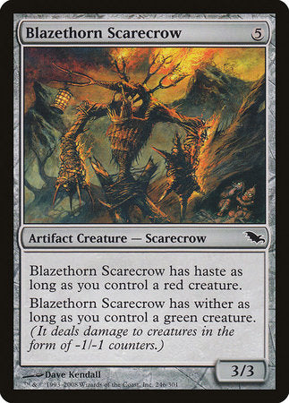 Blazethorn Scarecrow [Shadowmoor] | Rook's Games and More