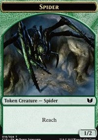 Spider // Wolf Double-Sided Token [Commander 2015 Tokens] | Rook's Games and More