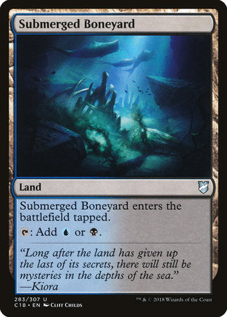 Submerged Boneyard [Commander 2018] | Rook's Games and More