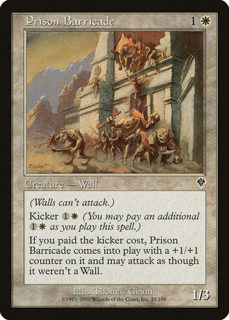 Prison Barricade [Invasion] | Rook's Games and More