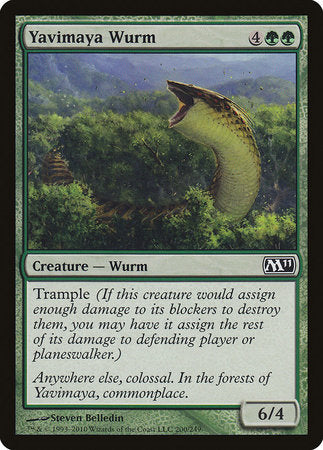 Yavimaya Wurm [Magic 2011] | Rook's Games and More