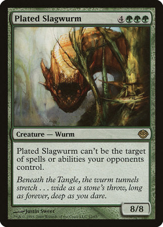 Plated Slagwurm [Duel Decks: Garruk vs. Liliana] | Rook's Games and More