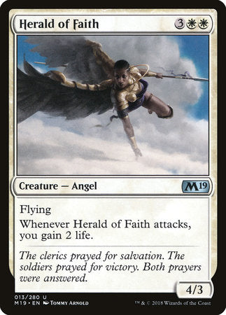 Herald of Faith [Core Set 2019] | Rook's Games and More