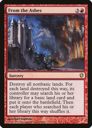 From the Ashes [Commander 2013] | Rook's Games and More