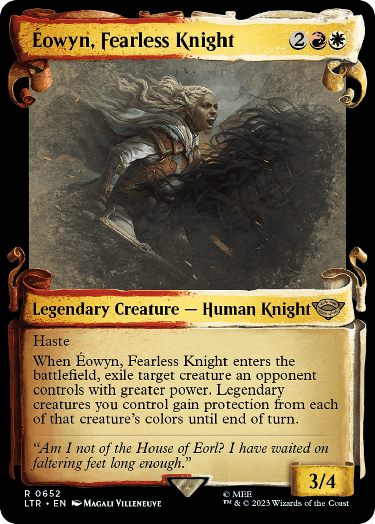 Eowyn, Fearless Knight [The Lord of the Rings: Tales of Middle-Earth Showcase Scrolls] | Rook's Games and More