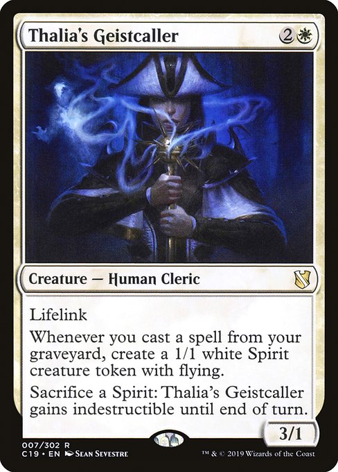 Thalia's Geistcaller [Commander 2019] | Rook's Games and More