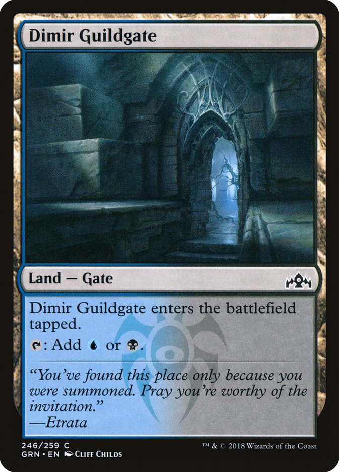 Dimir Guildgate (246/259) [Guilds of Ravnica] | Rook's Games and More