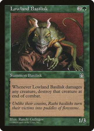 Lowland Basilisk [Stronghold] | Rook's Games and More