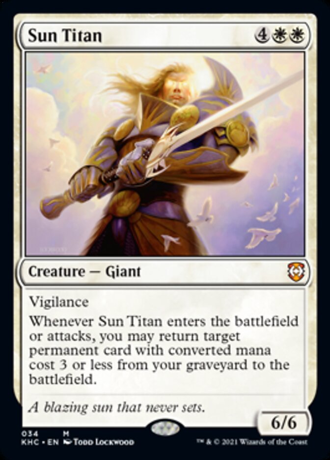 Sun Titan [Kaldheim Commander] | Rook's Games and More