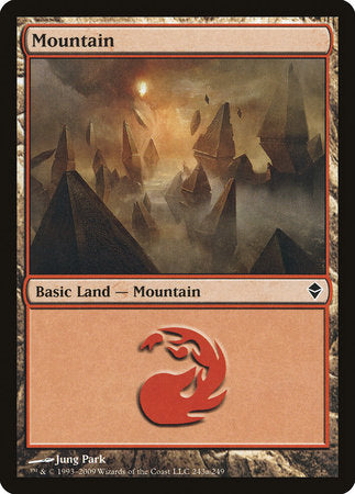 Mountain (243a) [Zendikar] | Rook's Games and More